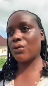 Mother-of-three cries out, accuses husband of be#ting her up and pulling  her braids out of her scalp because she wanted to leave for church without  sweeping compound
