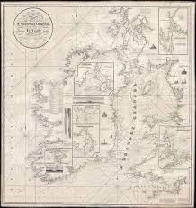 Details About 1834 Blachford Nautical Chart Or Maritime Map Of St Georges Channel