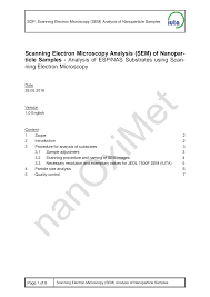 Also a combined body, a company or an association; Https Www Nanopartikel Info Files Projekte Nanoximet Sop Nanoximet Sop Sem Analysis Nanoparticle Samples V1 Pdf