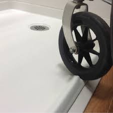 Collapsible Water Dam For Roll In Showers Roll In Showers Accessible Bathroom Design Walk In Shower