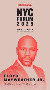 🥊 From the ring to 🏢 real estate! Boxing legend Floyd Mayweather Jr. will  take the stage at our NYC #TRDForum
