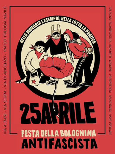 🚩25 APRILE 2026🚩 ➡️Dal Pratello alla Bolognina, siamo tutte antifasciste  Nell'anniversario della Liberazione dal fascismo, Bologna continua a  moltiplicare le proprie iniziative di lotta, memoria e socialità  antifascista. Le due feste partigiane