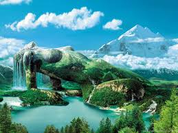 Find & download free graphic resources for nature surreal. Mountains Nature Surreal Art Wallpapers Desktop Background