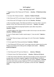 Riwayat kehidupan nabi muhammad saw selalu banyak dicari para onliners yang ingin mengetahuinya. Doc Soal Rangking 1 Tema Nabi Muhammad Saw Raisal Ahmad Academia Edu