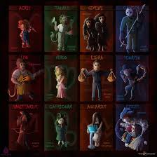 Aries rules the first 30 degrees, taurus the. Horror Zodiac Signs By Fairloke On Deviantart