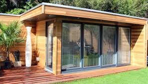 Garten Buro Upvc Verglasung Garten Verglasung Garden Lodge Garden Buildings Garden Studio