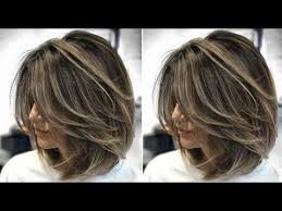 Layered bob hairstyles are here to beat your boring styling routine! Layered Bob Haircut Step By Step Lob Long Bob Haircut Dry Cutting Technique Youtube