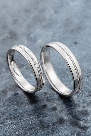 White Gold Wedding Bands With Milgrain Details Matching Etsy In 2021 Milgrain Wedding Ring Couple Wedding Rings Diamond Wedding Bands