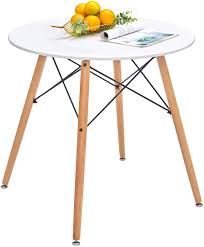 A list of the best convertible coffee table to dining table designs and modern transforming coffee tables that convert to dining tables that are perfect for small spaces. Buy Round Dining Table White Pedestal Tables Coffee Table Eiffel Mid Century Modern Style Online In Uae B083ggfcqq