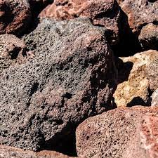 Instead, use lava rocks for your fire pit or lava glass beads as a filler for your fire pit. Red Lava Rock Can Be Used In Wood And Gas Burning Fire Pits Fire Pit Building Materials Chocolate Cookie