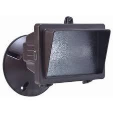 The halogen lights are incredibly bright without having many. T3 Flood Lights Security Lights The Home Depot