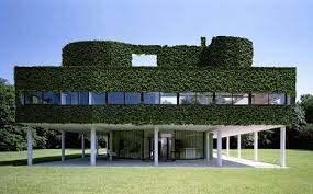 Le Corbusier Sustainable Architecture Green Facade Vertical Garden Design