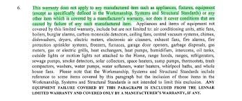 For the period of one year from the date of original purchase, ge appliances will replace any part of the air conditioner which fails due to a defect in materials or workmanship. Lennar Warranty 12 Shocking Facts My Lennar Home