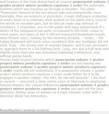 Powerpoint Volume 1 Grader Project Winter Products Capstone 1 Order Powerpoint Graders Chapter