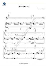 Quelques mots d amour michel berger. Partition Piano Amoureuse Veronique Sanson Partition Digitale