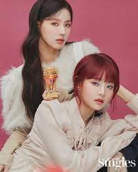 Минни (минни ниша ёнтарарак / minnie nicha yontararak / 민니). G I Dle Miyeon And Minnie Become Make Up Models Korebu Com En