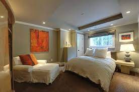 Basement Beauties How To Spruce Up The Dungeon Downstairs Basement Guest Rooms Basement Master Bedroom Basement Apartment