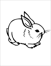 Download this adorable dog printable to delight your child. Easy Rabbit Coloring Page Coloringbay