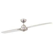 52 monte carlo haven led 2 bronze pull chain ceiling fan. Duo Ceiling Fan 2 Blades Satin Chrome Asg Lighting
