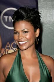 Nineties hair was especially memorable: Nia Long Hairstyles Celebrity Short Hair Short Hairstyles 2015 Nia Long Hair