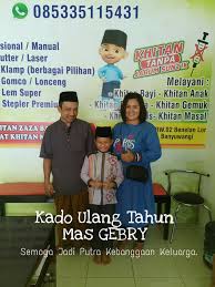 Selamat ulang tahun anakku sayang, semoga kamu menjadi anak yang cerdas dan pandai, tambah berbakti dengan ayah dan bunda, serta berguna untuk orang di sekitar kamu. Kado Khitan Untuk Mas Gebry Griya Khitan Zaza Banyuwangi Facebook