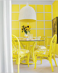 Bright Yellow Dining Room Decoration Picture Living Room Decor Yellow Walls Yellow Dining Room Yellow Home Decor