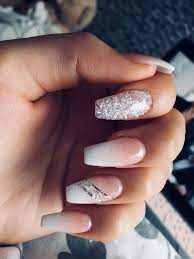 nails babyboomer love glitter quinceanera nails pink wedding nails ballerina nails