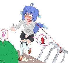 OmoOrg  Omorashi & ABDL Community on X: Shizuku waited patiently, good  pets didnt make a mess outside, but she knew she was in trouble. As the  minutes ticked by, she only