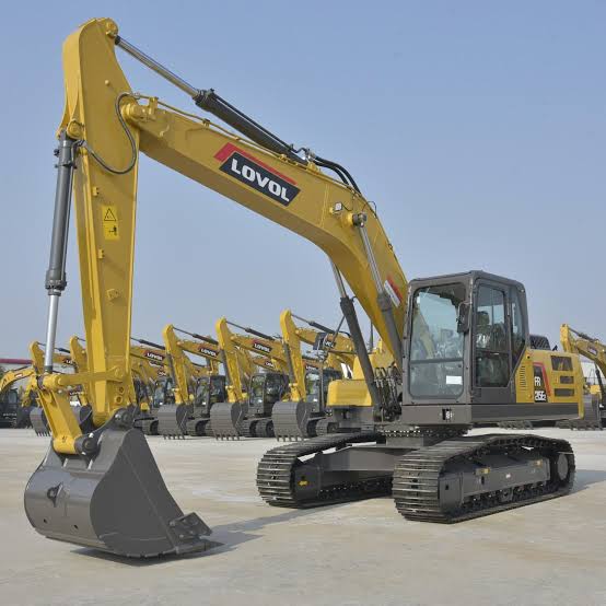 Excavatrice à chenilles à long bras hydraulique Lovol neuve de Chine avec charge utile nominale à vendre Fr215e2 22ton