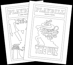 Coloring broadway brings mindfulness to your favorite musicals! Playbill Broadway Coloring Book V1 Playbill Merchandise Souvenirs Playbillstore Com