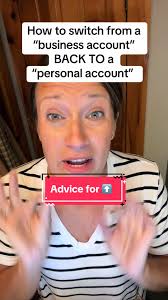 Switching from Business to Personal TikTok
