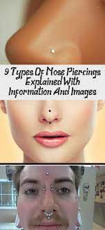 9 Types Of Nose Piercings Explained With Information And Images Piercing Do Explai Nose Piercing Nose Piercing Care Nose Piercing Cost