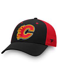 Fanatics Men S Iconic Stretch Hat Calgary Flames Black Red That Pro Look