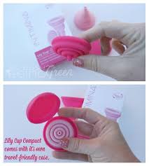 A Collapsible Menstrual Cup Yes That S Exactly What This Lily Cup Is Collapses For Easy Travel And Transport Menstrual Cup Menstrual Cup Folds Menstrual