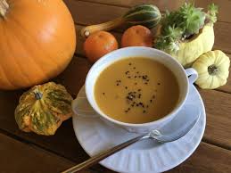 Crema De Calabaza Al Aroma De Mandarina Thermoblog Crema De Calabaza Calabaza Recetas Vegetarianas