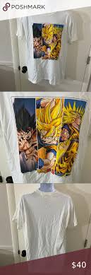Check spelling or type a new query. New Mens Dragon Ball Z Goku T Shirt Size Large In 2021 Goku T Shirt Dragon Ball Z Reebok T Shirt