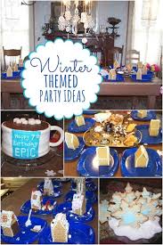 Birthday Party Ideas For 4 Year Old Boy In Winter Boy S Winter Wonederland 1st Birthday Party Boy Birthday Party Ideas And Supplies Winter Birthday Parties Boy Birthday Parties Baby Birthday Party Boy