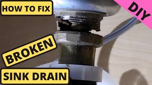 Fixing a broken pivot rod isn't that hard, but you do have to work in tight quarters. How To Fix Broken Kitchen Sink Drain Basket Diy Youtube