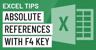 Did You Know You Can Use The F4 Key In Excel To Quickly Create Absolute References Watch Our Video To See It In Action Excel Reference Tips