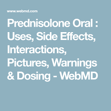 Prednisolone Oral Uses Side Effects Interactions Pictures Warnings Dosing Webmd Oral Side Effects Interactive