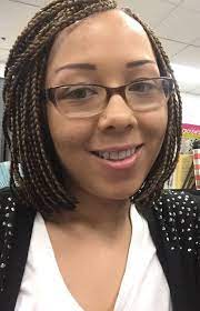 Box Braids Wrap Braids In A Bob Hairstyle On A Mixed Girl Lovin It Natural Hair Styles Hair Styles Box Braids Bob