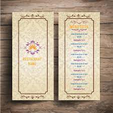 A menu card is the best way to find out everything that a restaurant has to offer. Restaurant Menu With Classical Border Free Vector In Adobe Illustrator Ai Ai Vector Illustration Graphic Art Design Format Encapsulated Postscript Eps Eps Vector Illustration Graphic Art Design Format