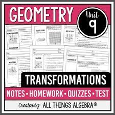 The square root of 2 is. Transformations Geometry Curriculum Unit 9 Distance Learning