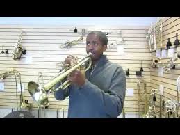 Quincy Garner at B.A.C. Horn Doctor playing a vintage Mt. Vernon Bach  Mercury Trumpet
