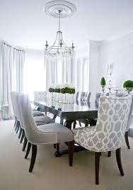 Gray Dining Chairs Transitional Dining Room Lux Decor Dining Room Contemporary Grey Dining Room Transitional Dining Room