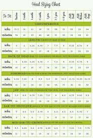 Sizing Chart Crochet Hat Size Chart Hat Size Chart Newborn Knit Hat