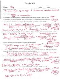 1) 2) 3) if it takes 54 ml of 0.1 m naoh to neutralize 125 ml of an hci solution, what is the concentration of the hci? Titration Worksheet By Chem Queen Teachers Pay Teachers