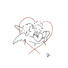 타투이스트연우 On Instagram L Amour Et Psyche Enfants 1890 William Adolphe Bouguereau 예약완료 도 Cherub Tattoo Tattoo Drawings Tattoo Flash Art
