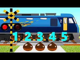 英語で数をかぞえる知育踏切電車アニメ numbers counting to 10 for kids youtubev7wla