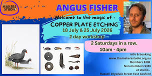 Explore the magic of Copper Plate Etching with Angus Fisher